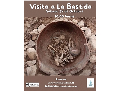 VISITA GUIADA AL YACIMIENTO ARGÁRICO DE LA BASTIDA, LA TROYA DE OCCIDENTE. 24 DE OCTUBRE