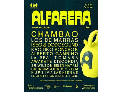 ALFARERA FEST 2026. 24 DE OCTUBRE