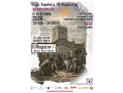 LIGA ESPAÑOLA US-ROGAINING. III OPEN ROGAINE REGION DE MURCIA. TOTANA-LA SANTA