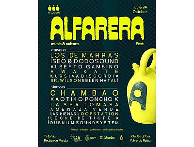 ALFARERA FEST 2026. 23 DE OCTUBRE