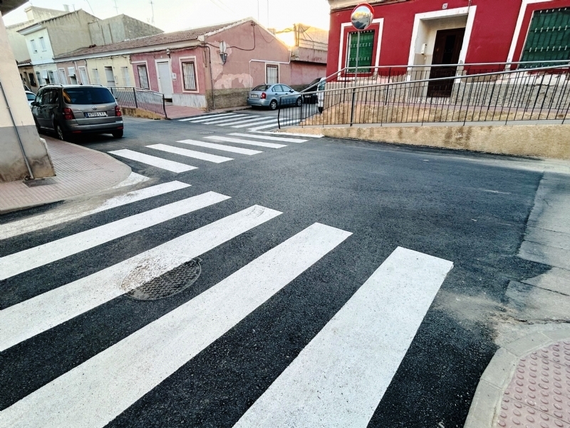 Finalizan las obras de reparación de la red de saneamiento en el cruce de las calles Valle del Guadalentín y Quevedo tras las actuaciones de asfaltado
